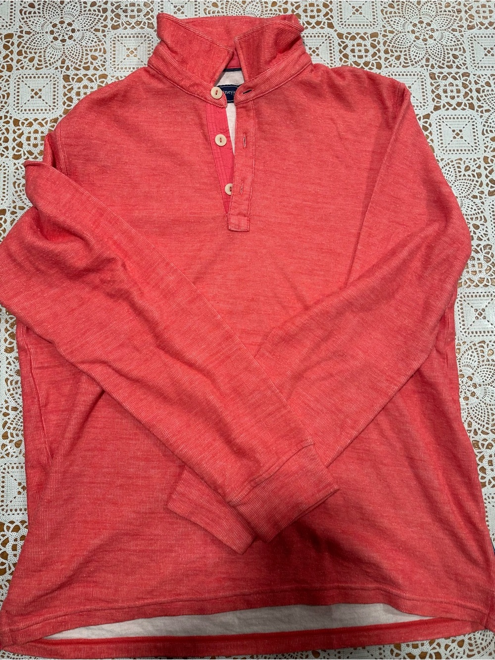 Vineyard Vines Pullover Sweatshirt Mens Medium Coral Pink